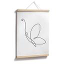 Póster Lineart - Mariposa