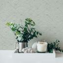 Papel pintado gris ondas diseño - papel pintado moderno no tejido salón gris claro