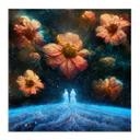 Tekstil plakat Heine - Livets oprindelse - Astro Cruise - Square