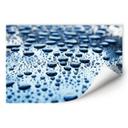 Poster autocollant - W - Gouttes d'Eau