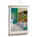 Póster pausa para el té con porcelana azul - Goed Blauw