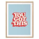 Póster Saying You got this - Wilson