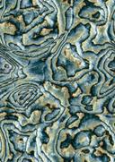 Papel pintado no tejido en azul, verde, beige aspecto mármol piedra gráfico moderno 