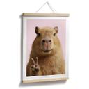 Poster animal Peace Capybara