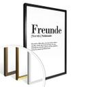 Plakat - Grammatik - Freunde