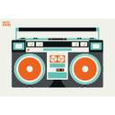 Livingwalls papier peint photo ARTist Ghetto Blaster