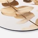Tableau sur alu-Dibond 1X Studio - Eucalyptus doré - Rond