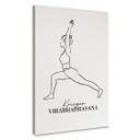 Tableau sur toile Yoga - Posture du guerrier