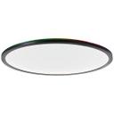 Deckenleuchte Liz, schwarz, 3 x 50 cm, Glitzeroptik