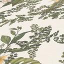 plantetapet med blomster hvid grøn - non-woven tapet med blomstermotiver