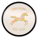 Póster Bodart - Los unicornios existen - Redondo