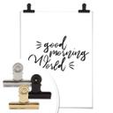 Póster - Buenos días Mundo