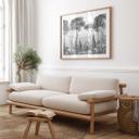 Poster Idyllisch plantenlandschap - Ms Tiff