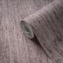 Papel pintado texturizado en gris-marrón - Papel pintado no tejido con aspecto textil - Diseño mural moderno