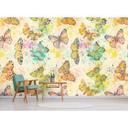 Livingwalls Fototapet Walls by Patel Mosaic Butterflies 1