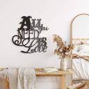 Letras acrílicas All you need is Love