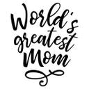 Sticker mural World's greatest Mom