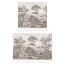 Fotobehang met tuinlandschap in beige - Ms Tiff