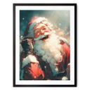 Póster de Papá Noel sonriente - Treechild