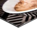 Geborsteld Alu-Dibond met goud-, zilver- & kopereffect - Barista Coffee - Pictufy Studio