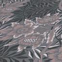 Papel pintado no tejido con motivo floral gris - papel pintado con gramíneas