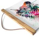 Tekstil plakat Heine - Rainbow Zebra