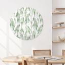 Glasbillede - Grene med grønne blade - UN Designs