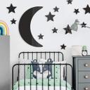 Decoración acrílica luna y estrellas