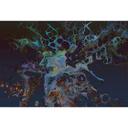 Livingwalls papier peint photo ARTist Abstract bleu, vert, noir