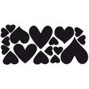 Wallsticker - Hjerter