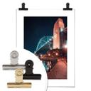 Póster Sídney de noche - El puente
