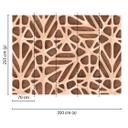 non-woven tapet Organic Surface wood optic fototapet Designwalls i beige og brun 