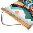 Póster de tela montaña tierra río - SpaceFrog Designs