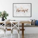 Plakat - Kobberoptik - Thankful