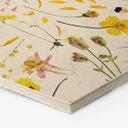 Hexagone - Bois UN Designs - Fleurs séchées