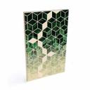 Cuadro de madera Fredriksson - La naturaleza se une a la geometría