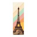 Póster de tela Bodart - Torre Eiffel retro con arco iris - Panorama