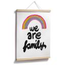 Póster Somos familia - Treechild