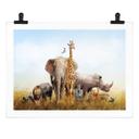 Póster de animales africanos