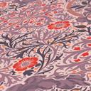 Papel pintado con zarcillos de flores y flores rojo púrpura - papel pintado no tejido de flores