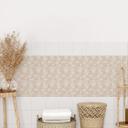 Flise klistermærker Palmer i junglen Beige - Bloomery Decor - Sæt med 12 stk