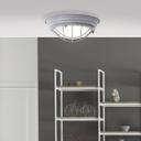 Wand- und Deckenleuchte Sina, grau, 10 x 29 cm, Metall Deckenlampe, dimmbar