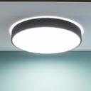 Deckenleuchte Niklas, schwarz, Ø 49 cm, Deckenlampe, dimmbar