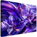Canvasbillede, Lilla glasblomster
