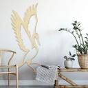 Décoration en bois - Grue - Placage de peuplier