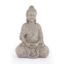 Gartendeko Nepal Buddha Kunststein Beton Grau - 29x21x45 cm