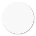 Plateau de table en verre - Uni blanc  - Rond