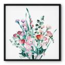 Póster Ramo de flores silvestres en primavera - Goed Blauw - Cuadrado
