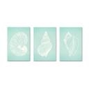 Wanddecoratie set Beach collage 02 (3 delen)
