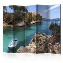 Screen room divider - Ferieophold, 5-delt - 225x172 cm